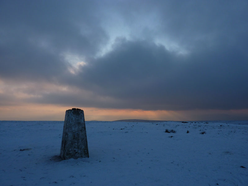 Summit Trig on Pendle Hill